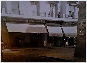 ORAN RUE DUTERTRE 1938 EVELINE A D SUR LE BALCON